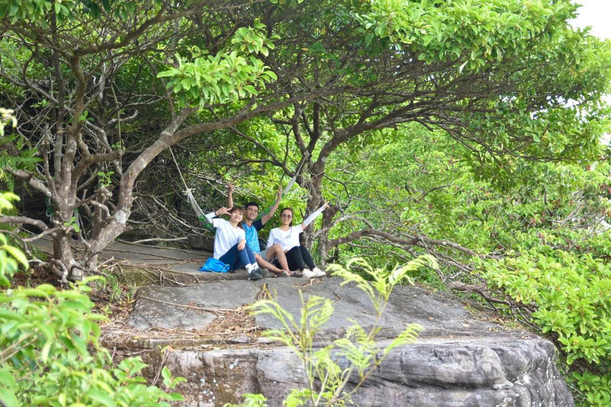 View from Đỉnh Tiên Sơn Peak showing Phu Quoc landscape and surrounding sea